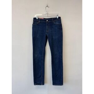 Acne Studios Blå Konst Jeans Mens 30 Blue Dark Wash Mid Rise Skinny‎ Denim